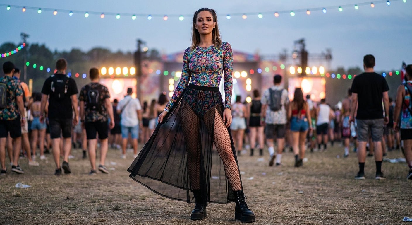 How to Style a Rave Bodysuit: One Piece, Many Festival Looks - ChillFit Rave
