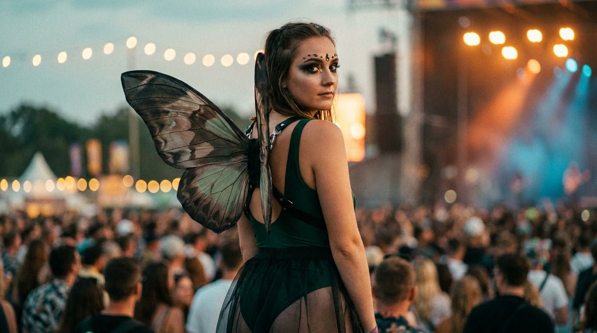 Moth Rave Outfit: How to Build a Nocturnal Dark-Fairycore Festival Look - ChillFit Rave