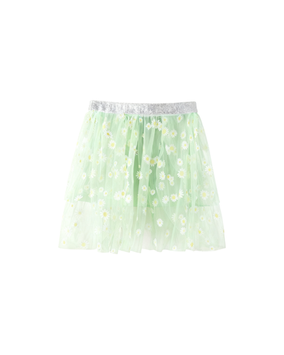 Soleá - White/Green - Skirt