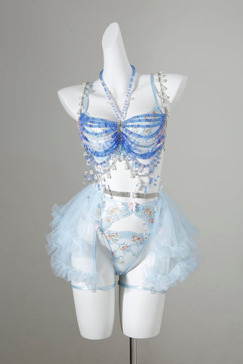 Azura w Mini Skirt- Full Set - ChillFit Rave