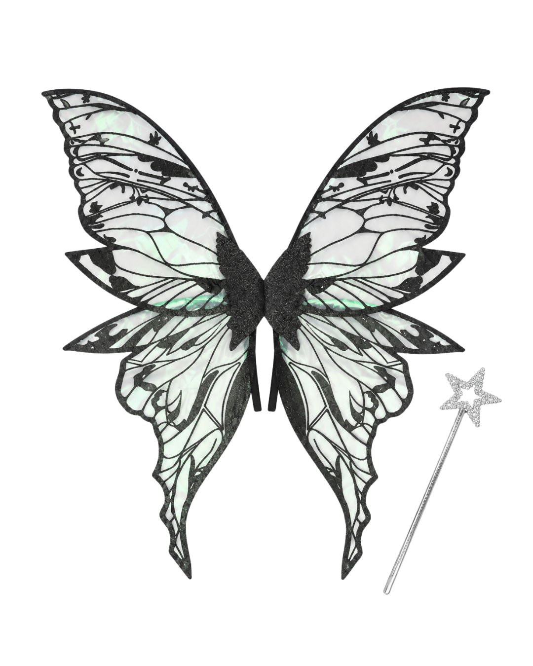 Black Fairy Wings - ChillFit Rave