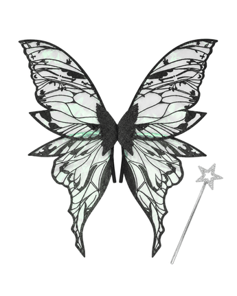 Black Fairy Wings - ChillFit Rave