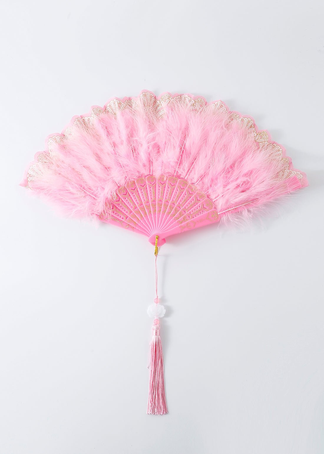 Blush Feather Fan - ChillFit Rave