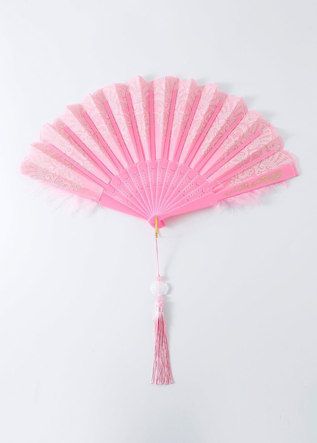 Blush Feather Fan - ChillFit Rave