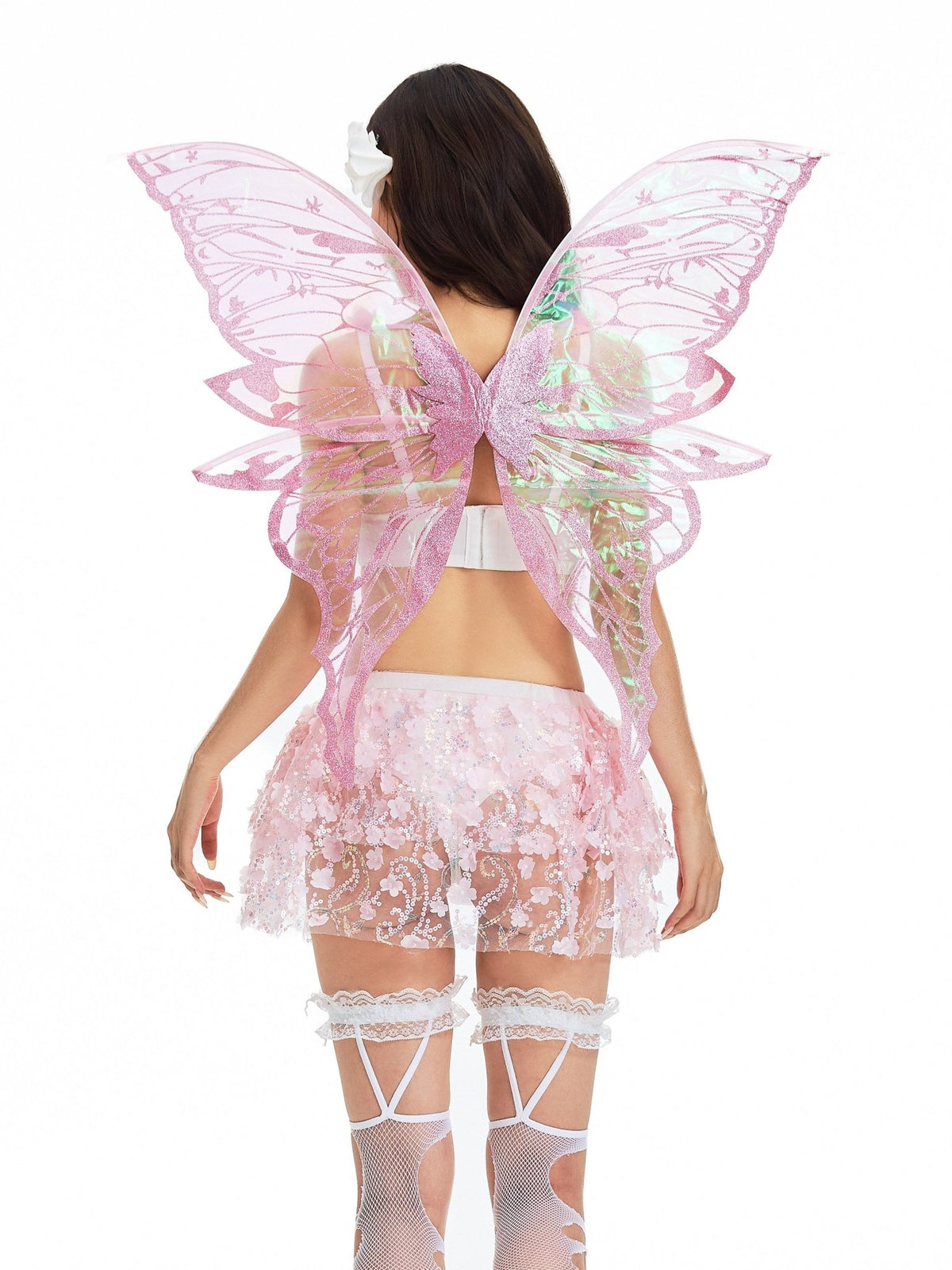 Butterfly Trap Pink- Thigh High - ChillFit Rave