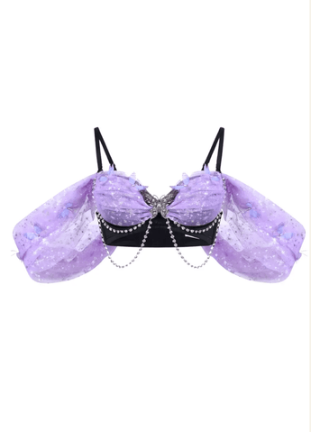 Dream from the Sky - Black Purple - Top - Chill Fit Rave