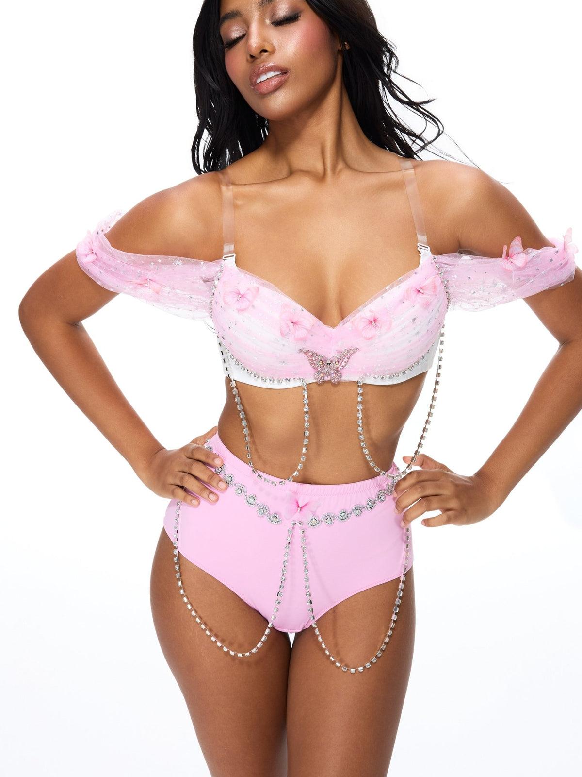 Dream from the Sky - Full Set - White Pink - ChillFit Rave