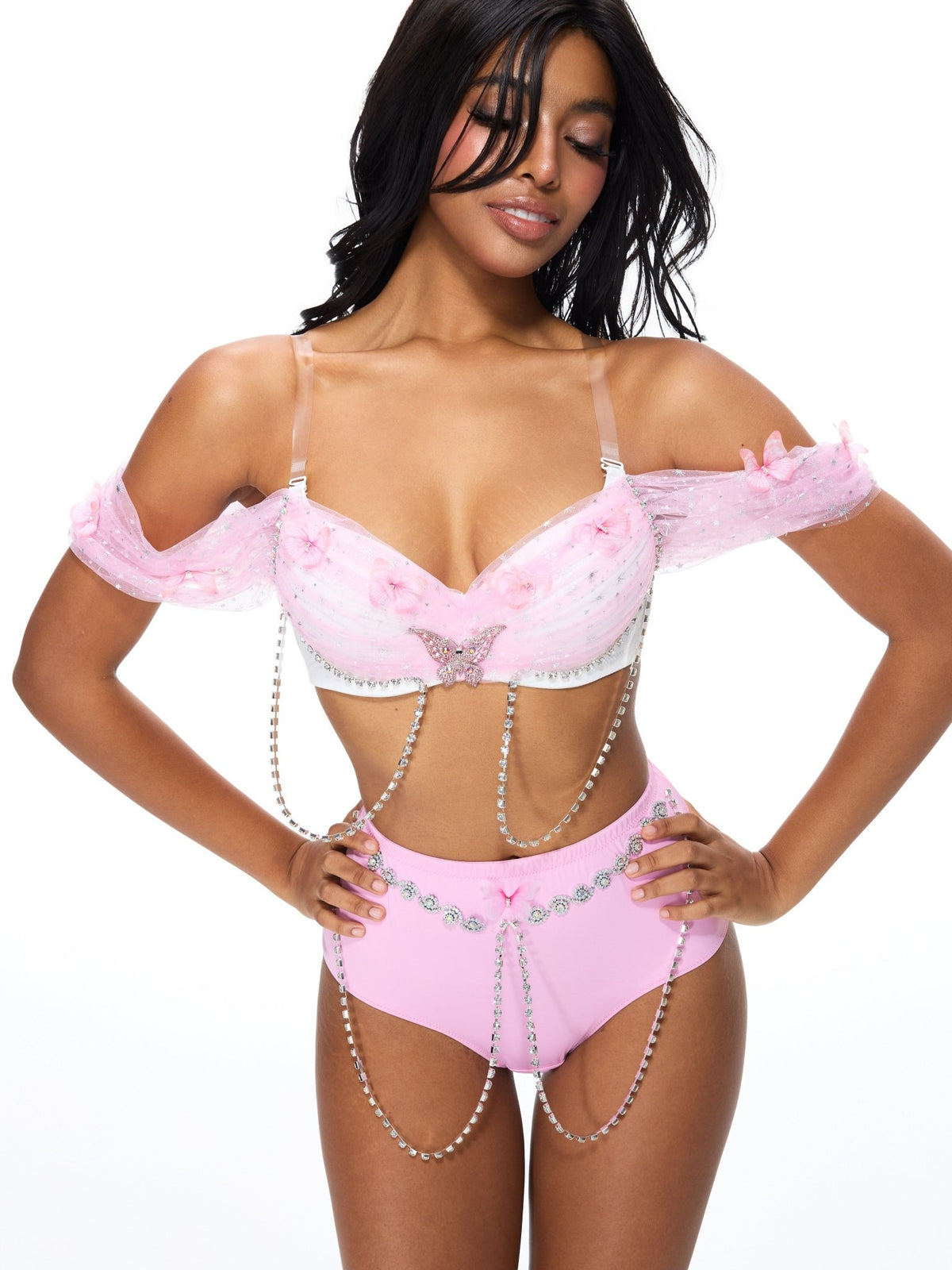 Dream from the Sky - Full Set - White Pink - ChillFit Rave