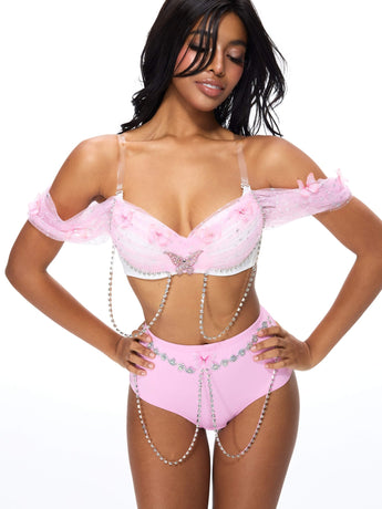 Dream from the Sky - Pink - Top - ChillFit Rave