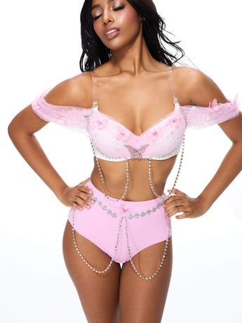 Dream from the Sky - Pink - Top - ChillFit Rave