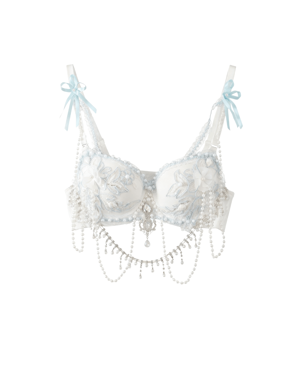 Eira White/Blue Rave Top – ChillFit Rave