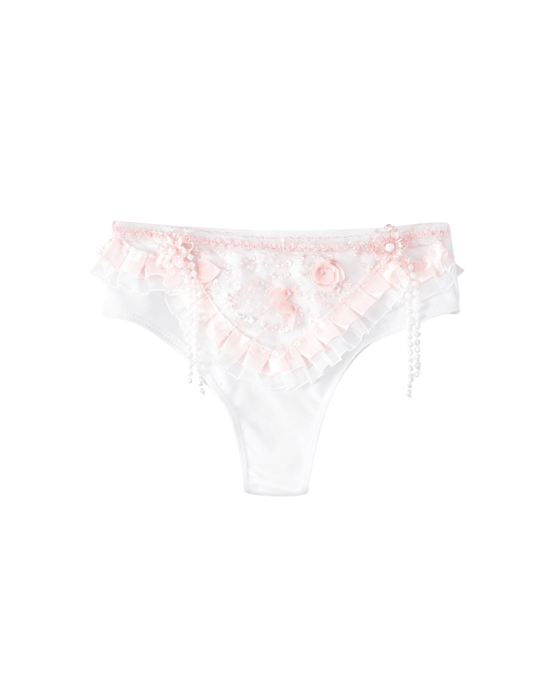 Fawna - White/Pink - Bottom - Chill Fit Rave