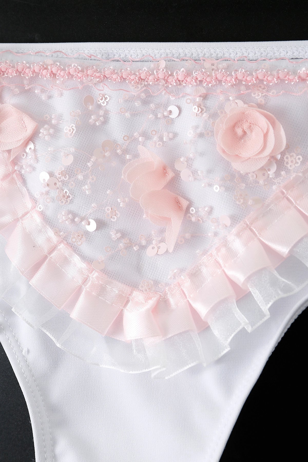 Fawna - White/Pink - Bottom - Chill Fit Rave