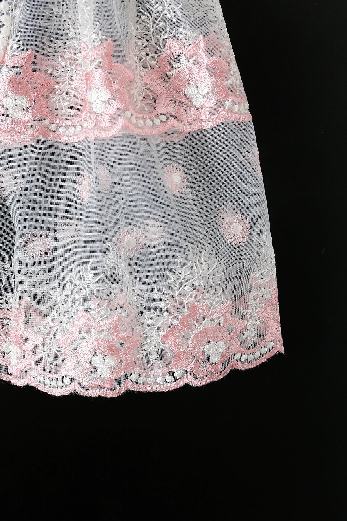 Fawna - White/Pink - Skirt - Chill Fit Rave