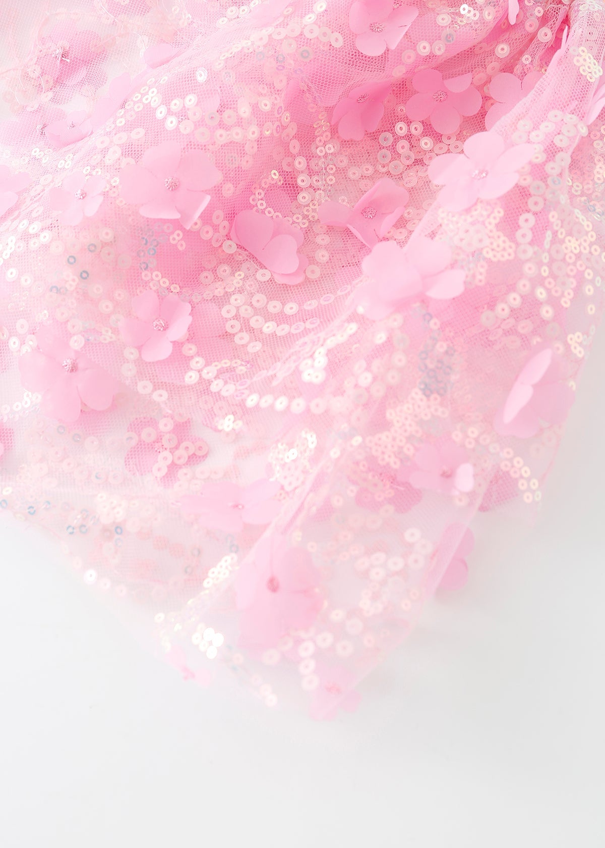 Floral Sequin Micro Skirt - Pink - ChillFit Rave