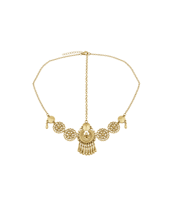 Gold Goddess Head Piece - ChillFit Rave