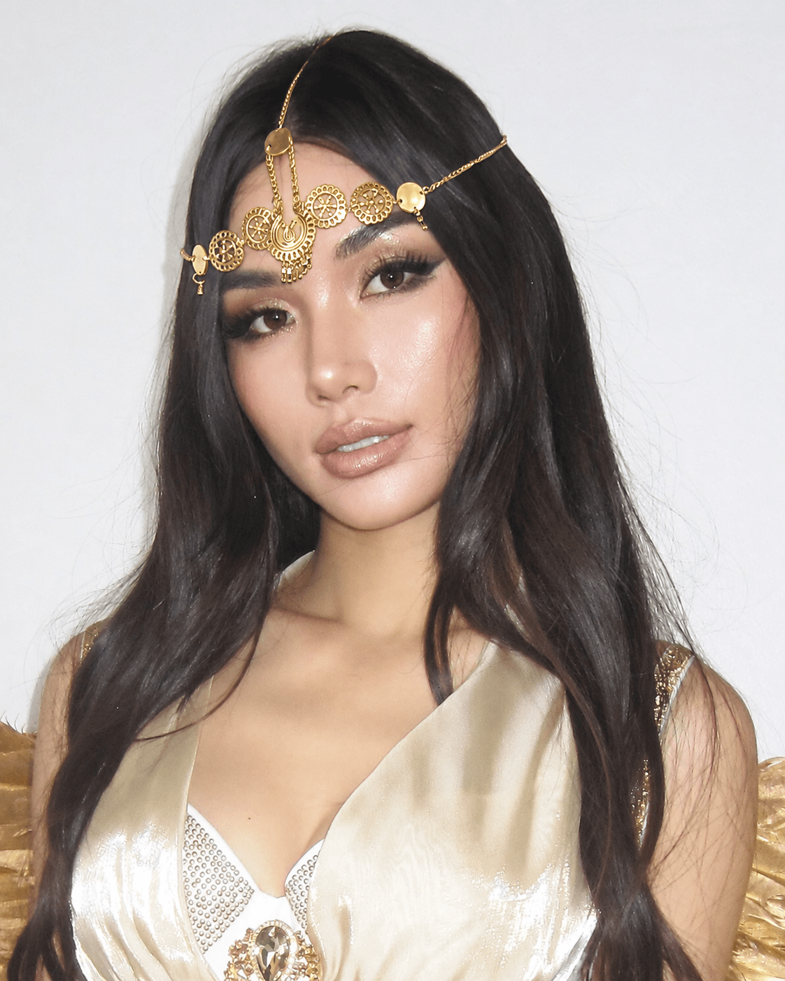 Gold Goddess Head Piece - ChillFit Rave