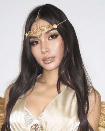 Gold Goddess Head Piece - ChillFit Rave