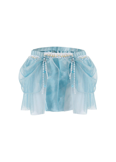 GOSSAMER - Skirt - Blue
