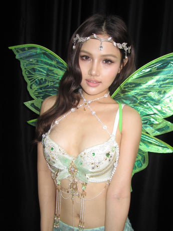 Green Fairy Wings Set - ChillFit Rave
