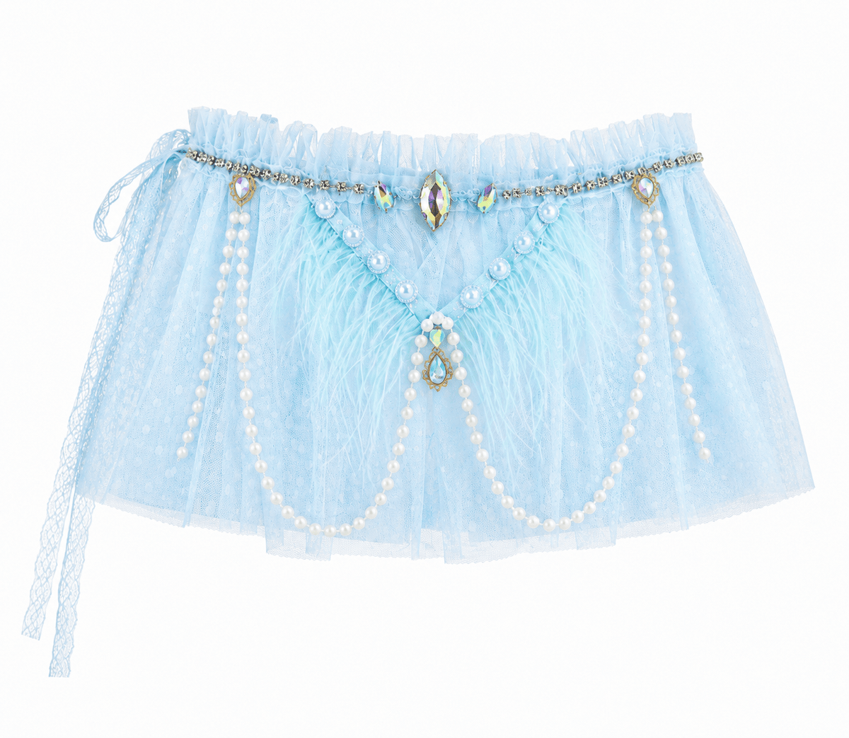 Haló-Blue-Skirt - ChillFit Rave