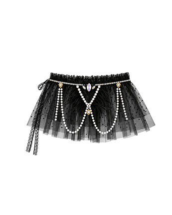 Haló- Skirt- Black - ChillFit Rave