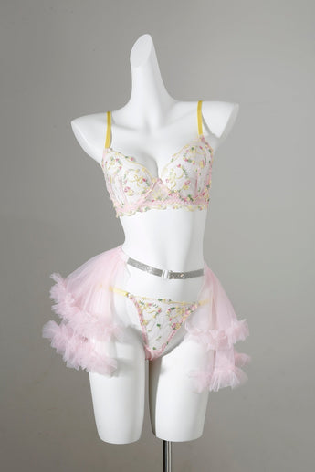 Hanami w Mini Skirt- Full Set - ChillFit Rave