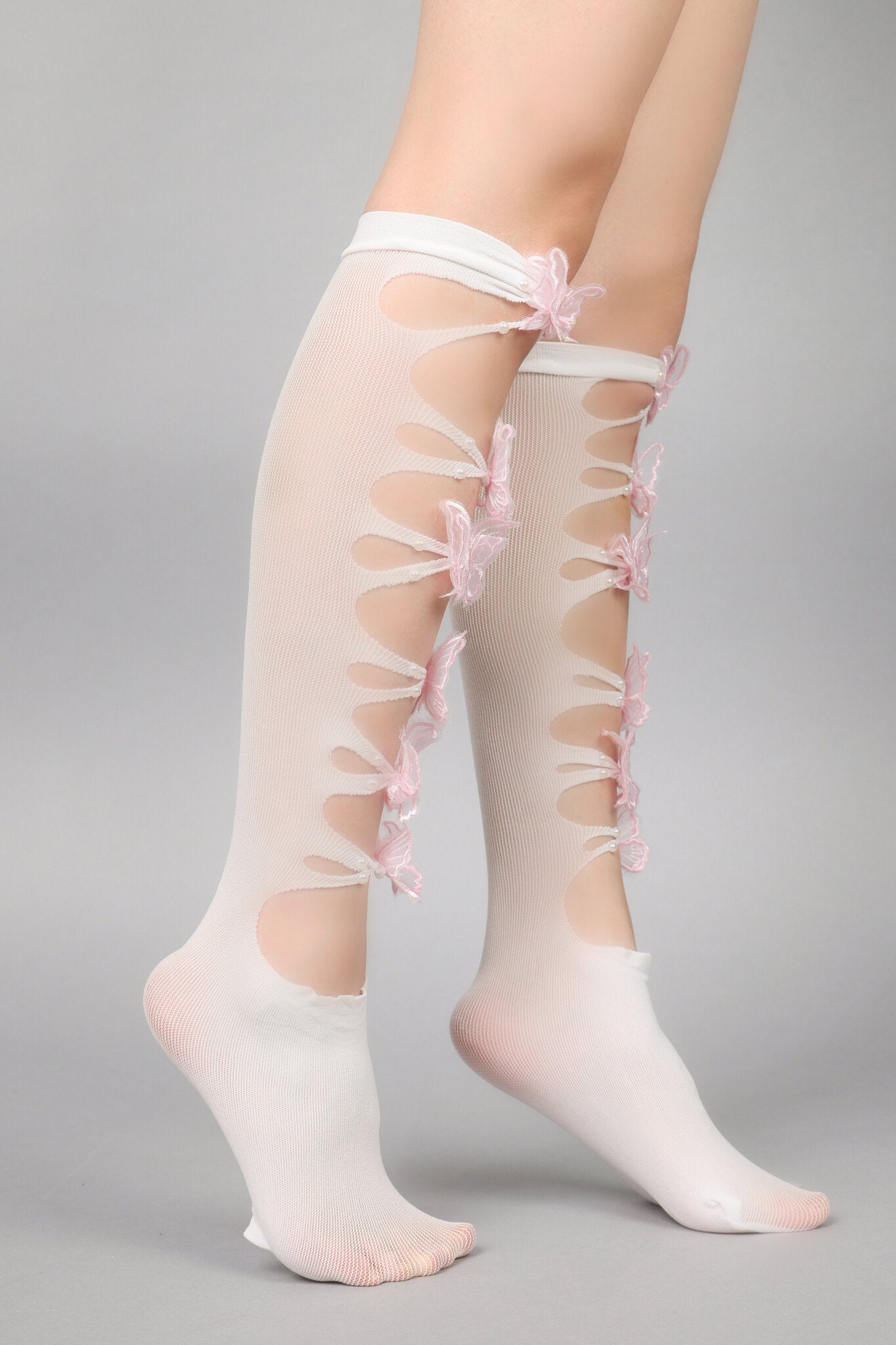 Hosiery - Butterfly Trap Pink - Chill Fit Rave