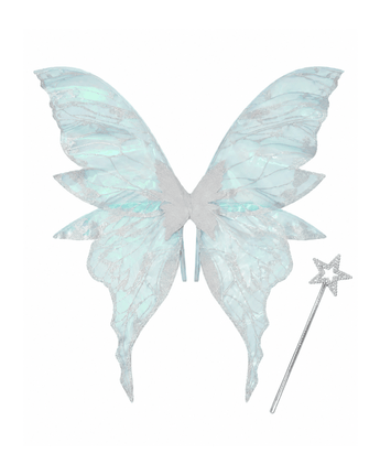Ice Blue Fairy Wings - ChillFit Rave
