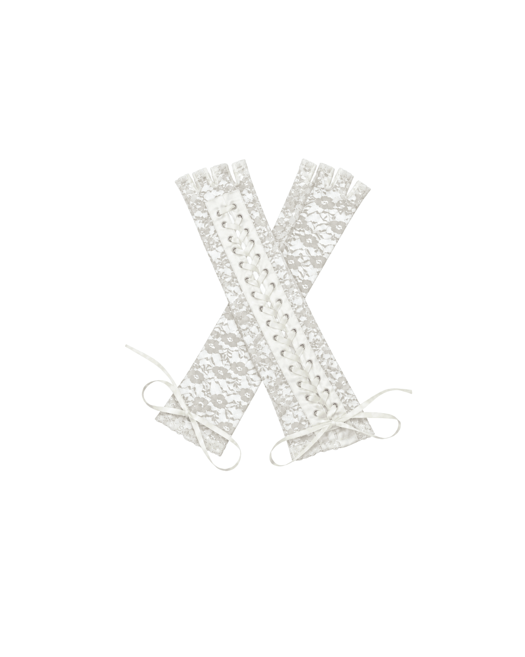 Lace Gloves-White - ChillFit Rave
