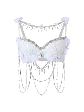 Lavendelle - White - Top - ChillFit Rave