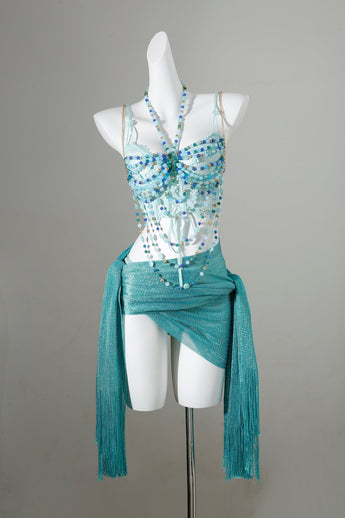 NIXIE- Beaded Top - ChillFit Rave