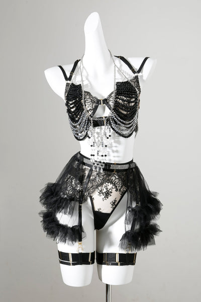 Onyx w Mini Skirt- Full Set