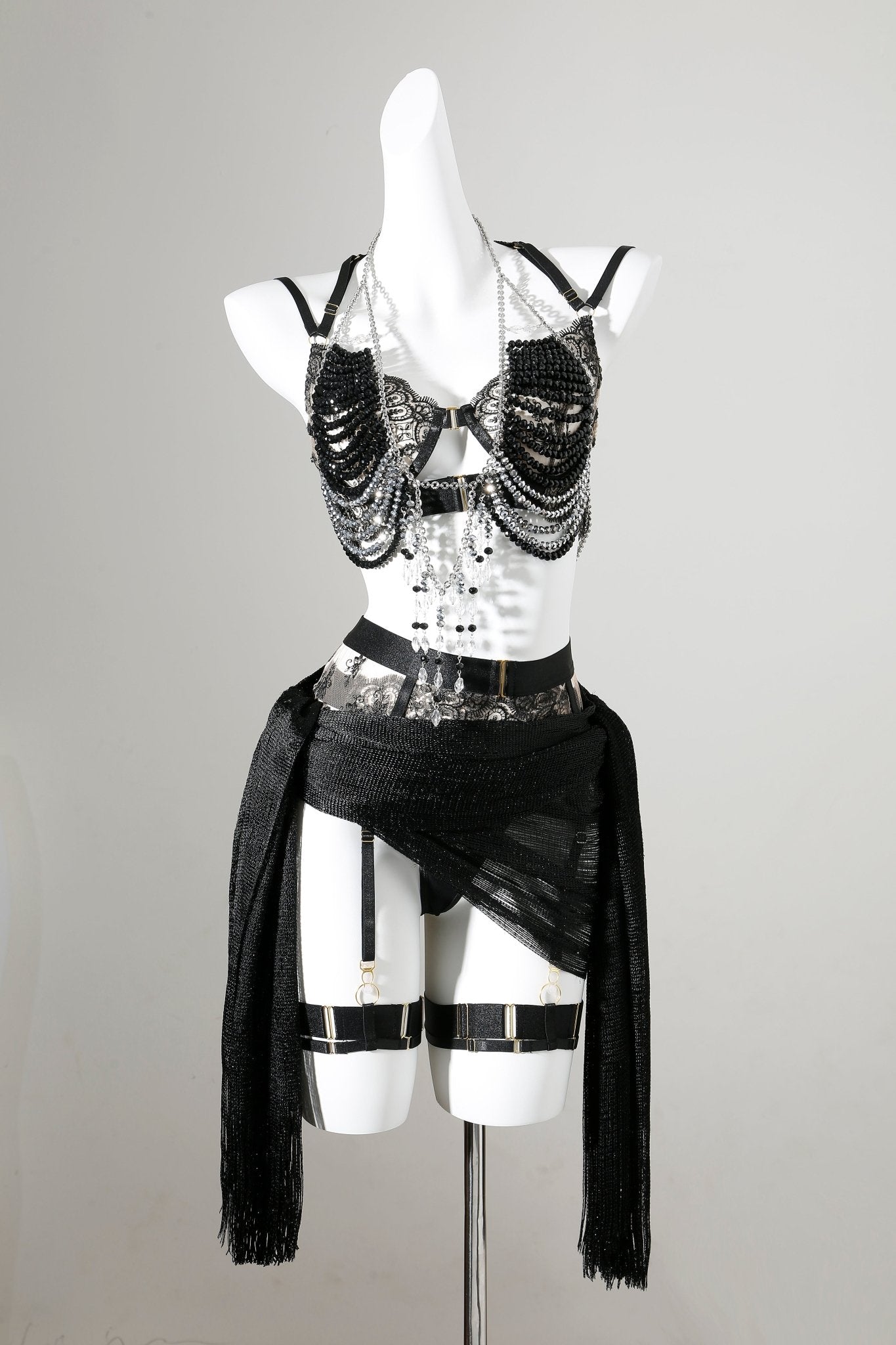 Onyx w Pashmina- Full Set - ChillFit Rave