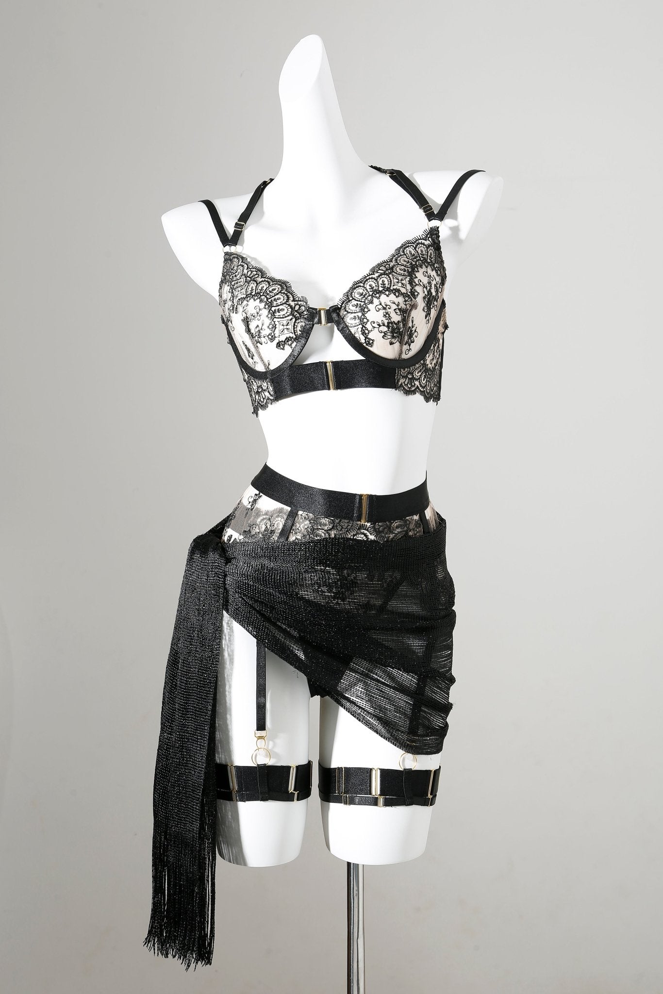 Onyx w Pashmina- Full Set - ChillFit Rave