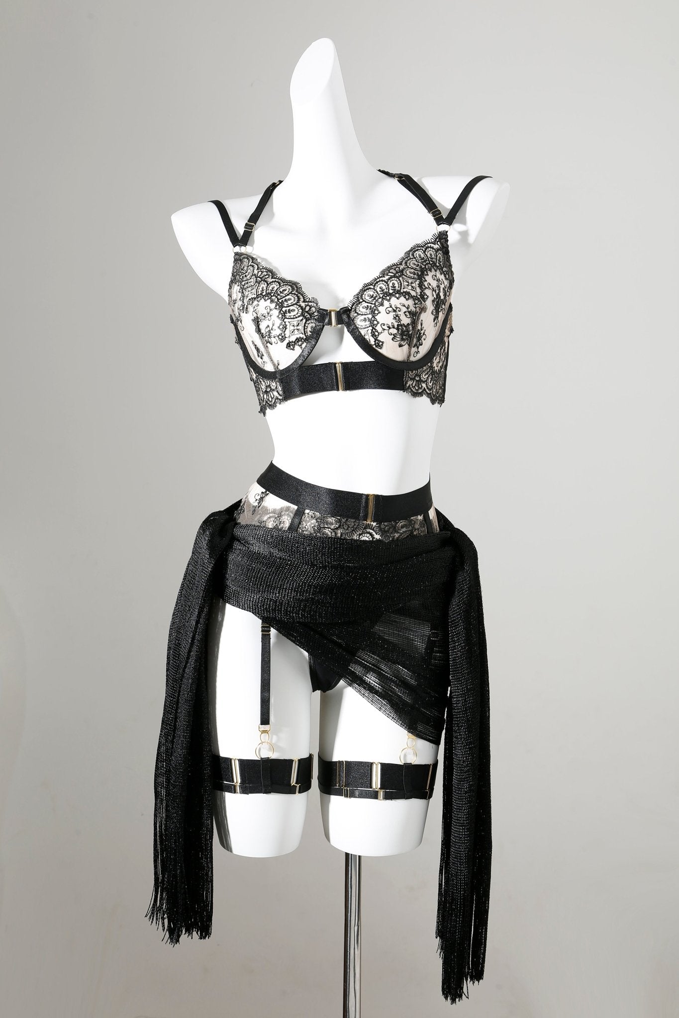 Onyx w Pashmina- Full Set - ChillFit Rave