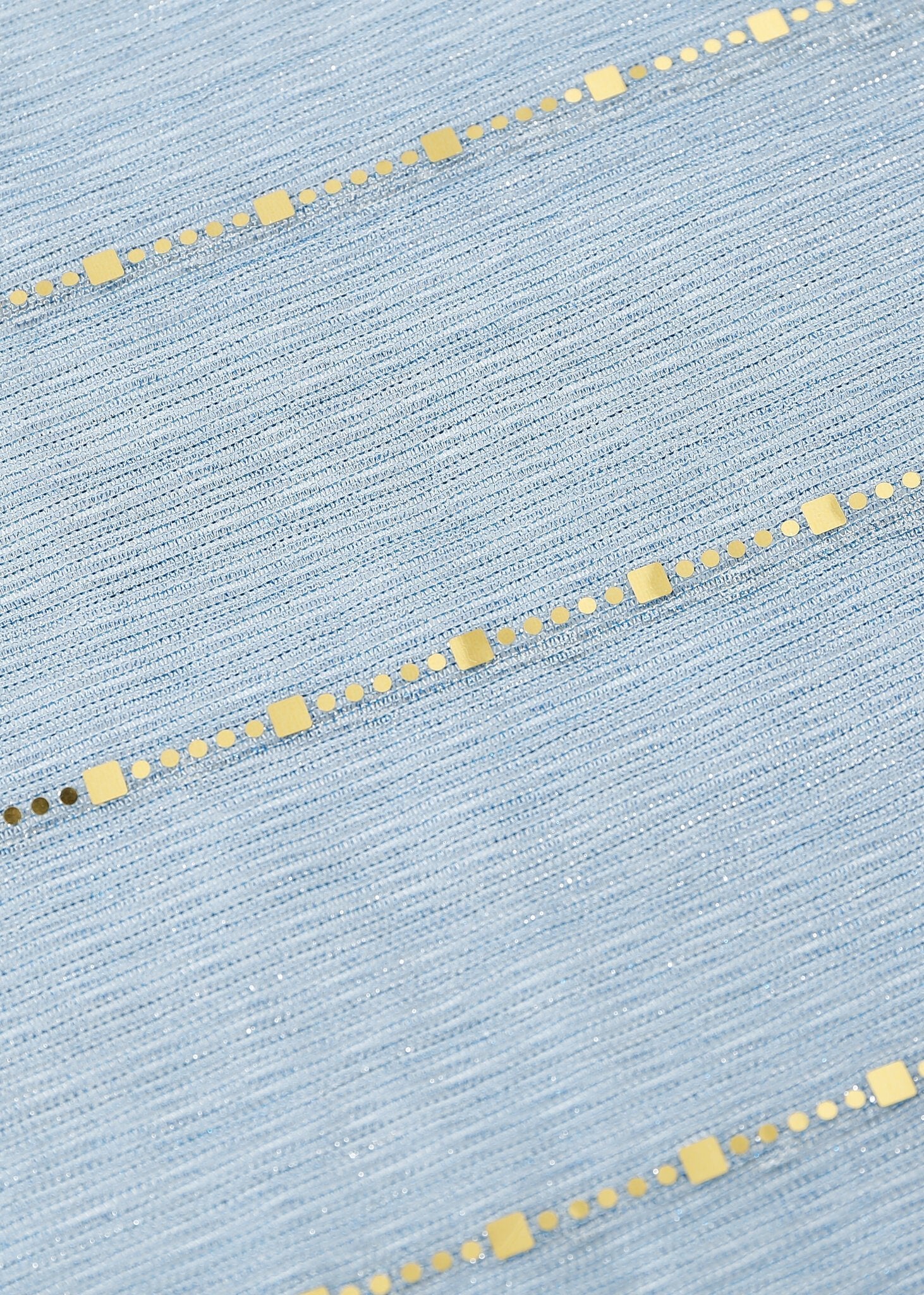 Pashmina - Baby Blue With Gold - Chill Fit Rave