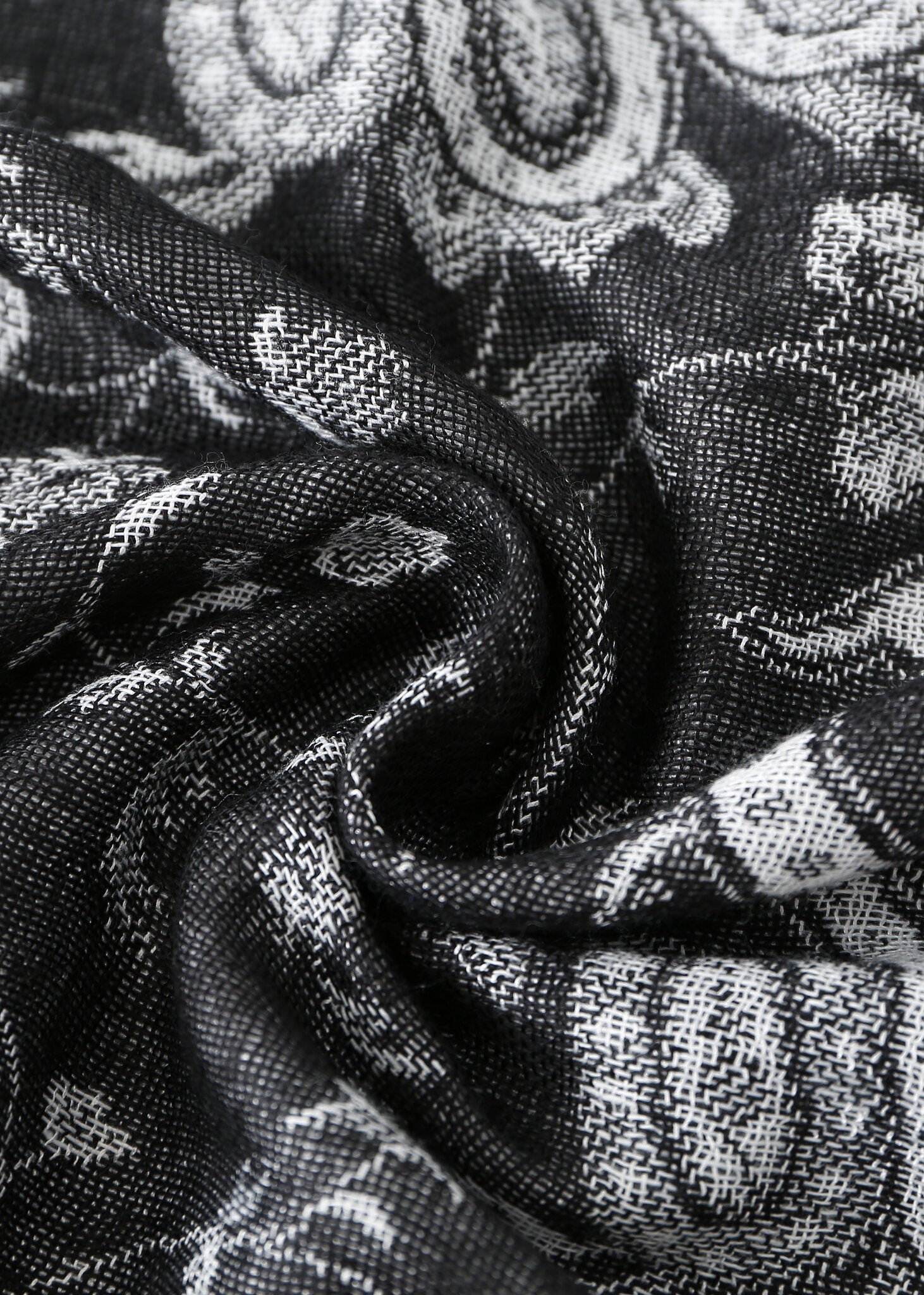 Pashmina - Black Prints - Chill Fit Rave