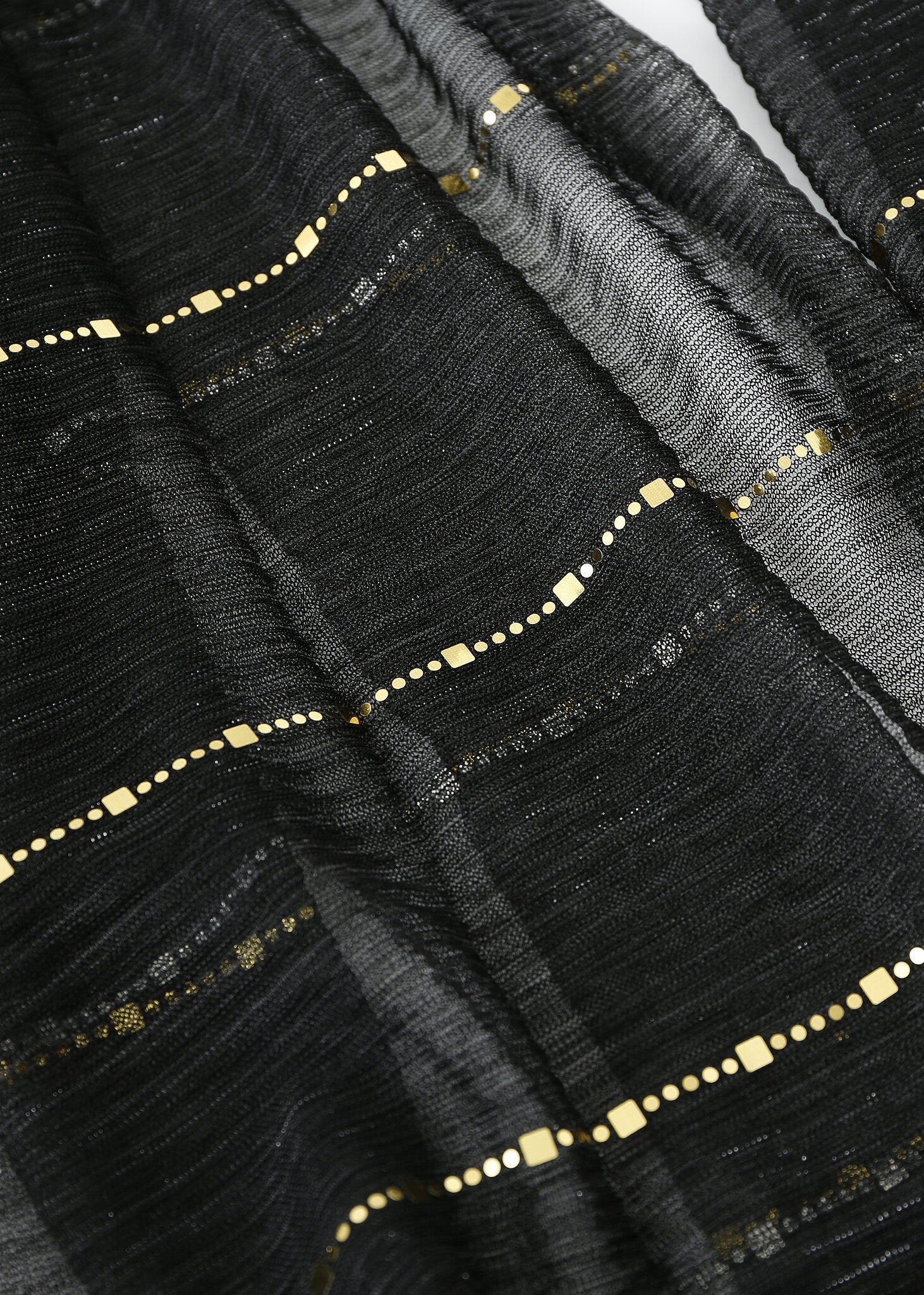 Pashmina - Black With Gold - Chill Fit Rave