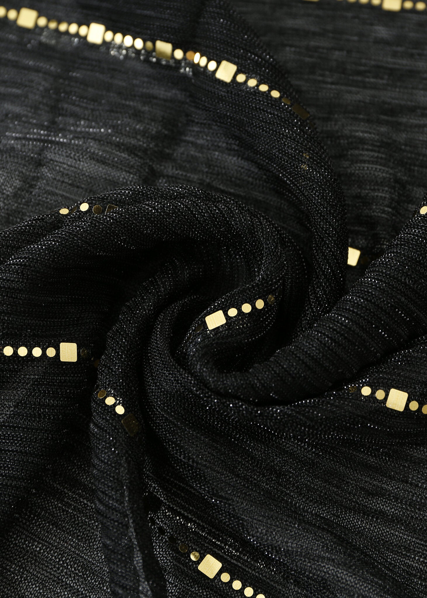 Pashmina - Black With Gold - Chill Fit Rave