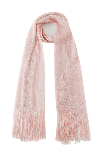Pashmina - Blush Sheer Fringe - ChillFit Rave