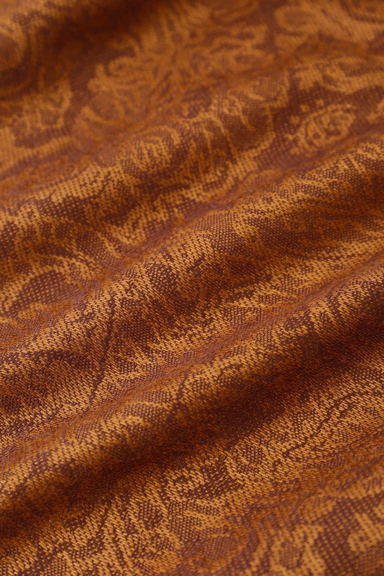 Pashmina - Caramel Paisley Fringe - ChillFit Rave