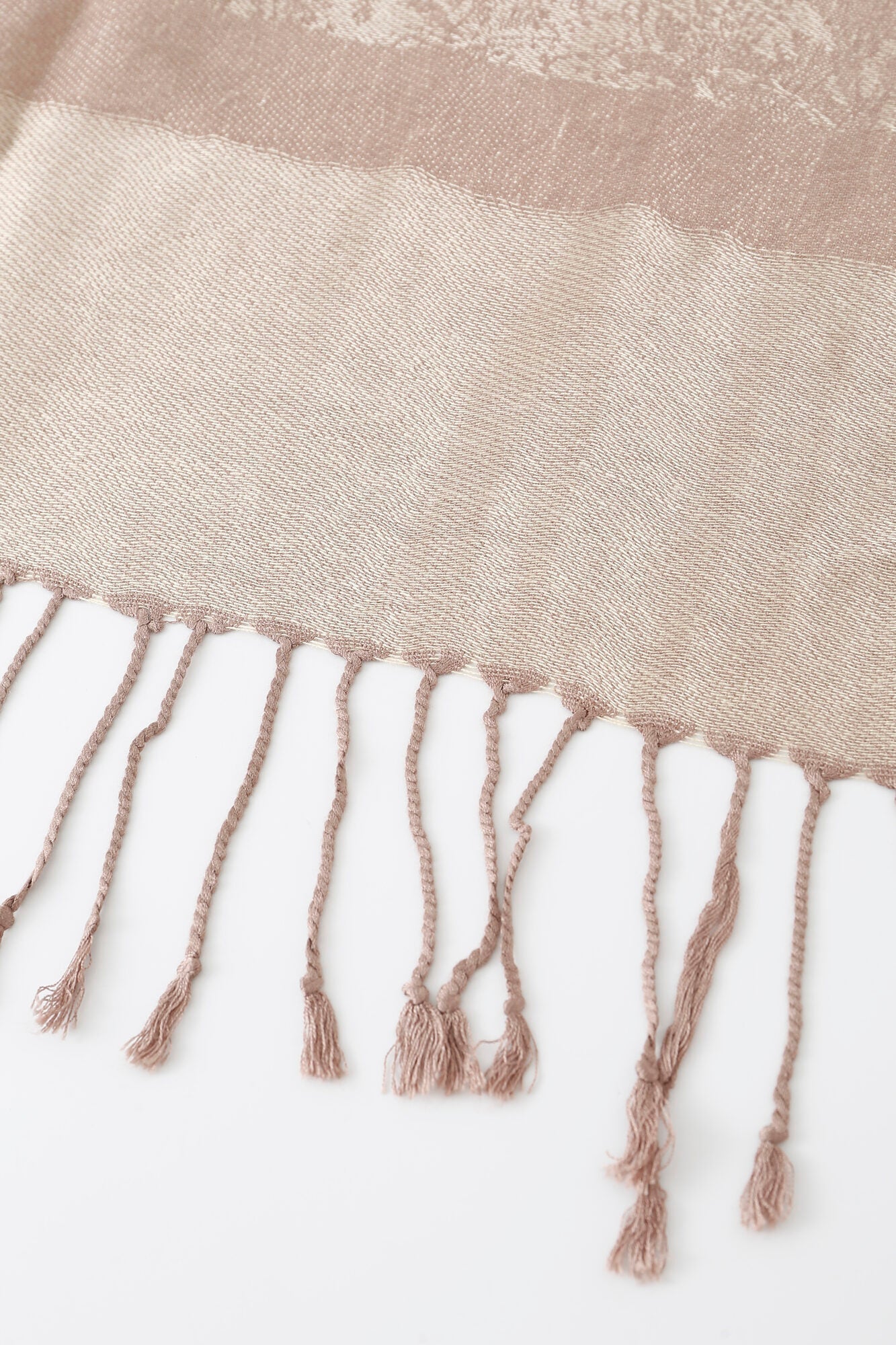 Pashmina - Champagne Paisley Fringe - ChillFit Rave