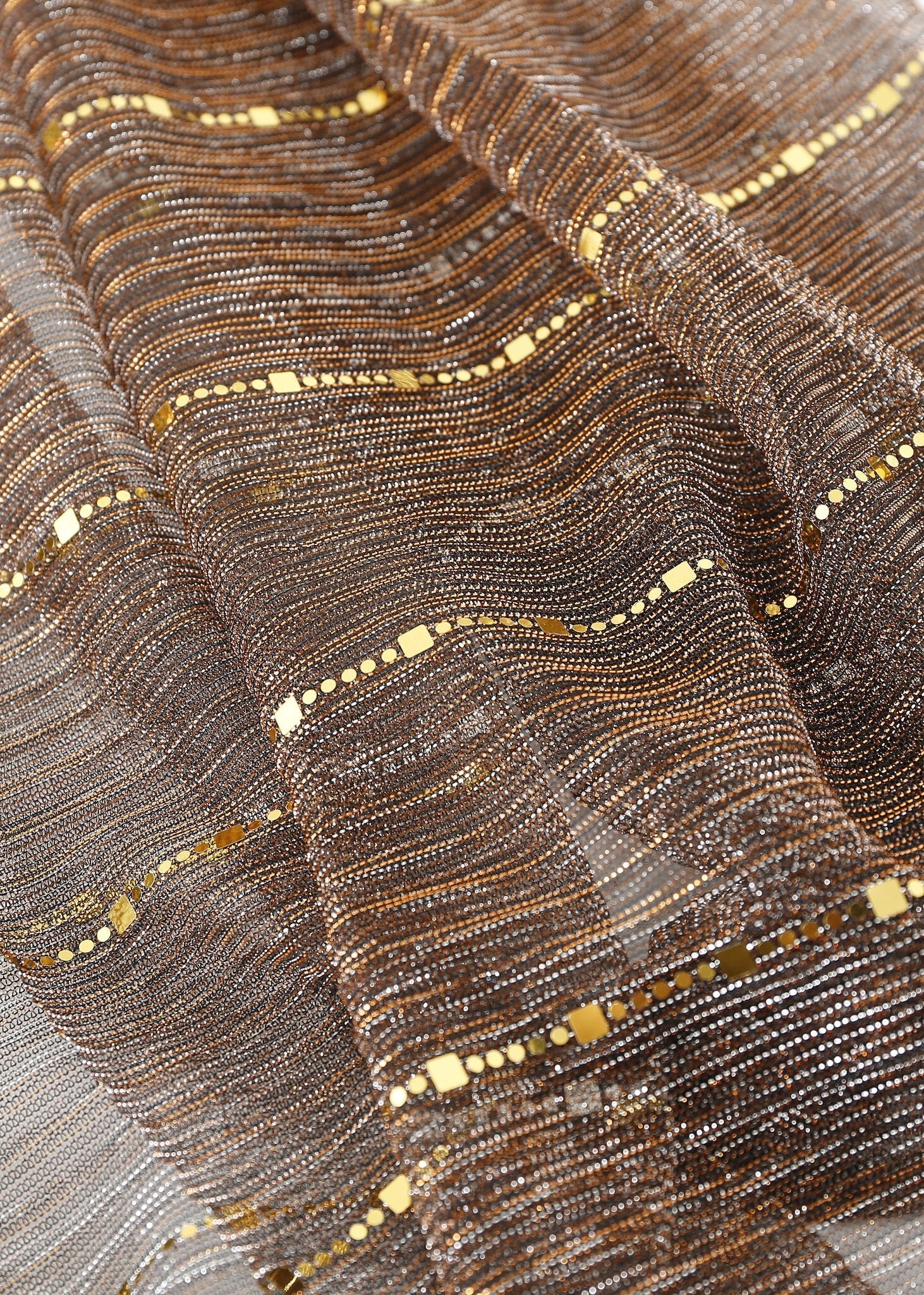 Pashmina - Coffee With Gold - Chill Fit Rave