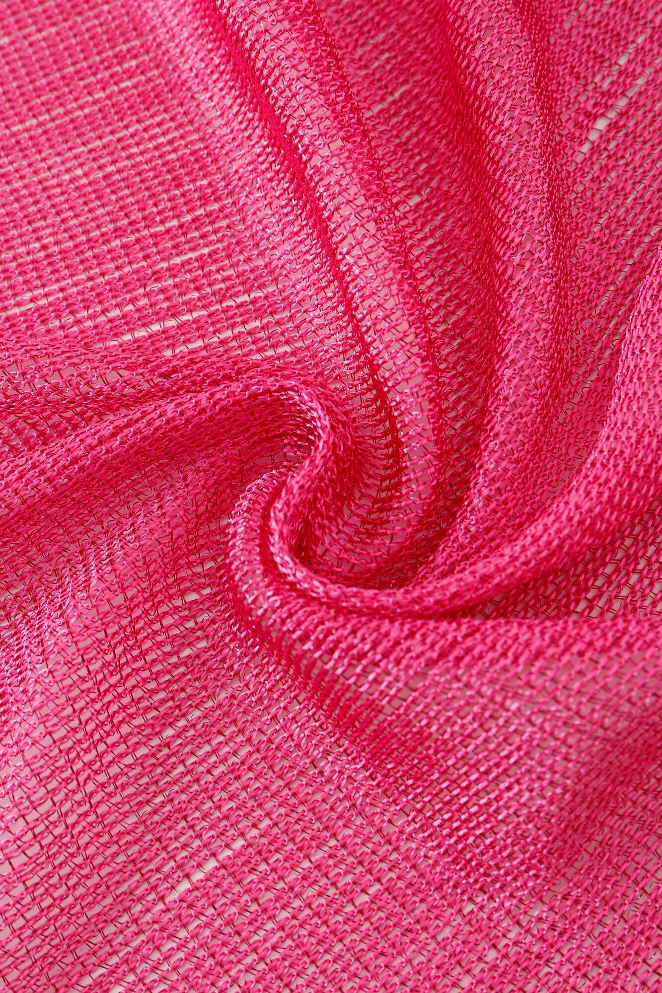 Pashmina - Fuchsia Solid Fringe - ChillFit Rave