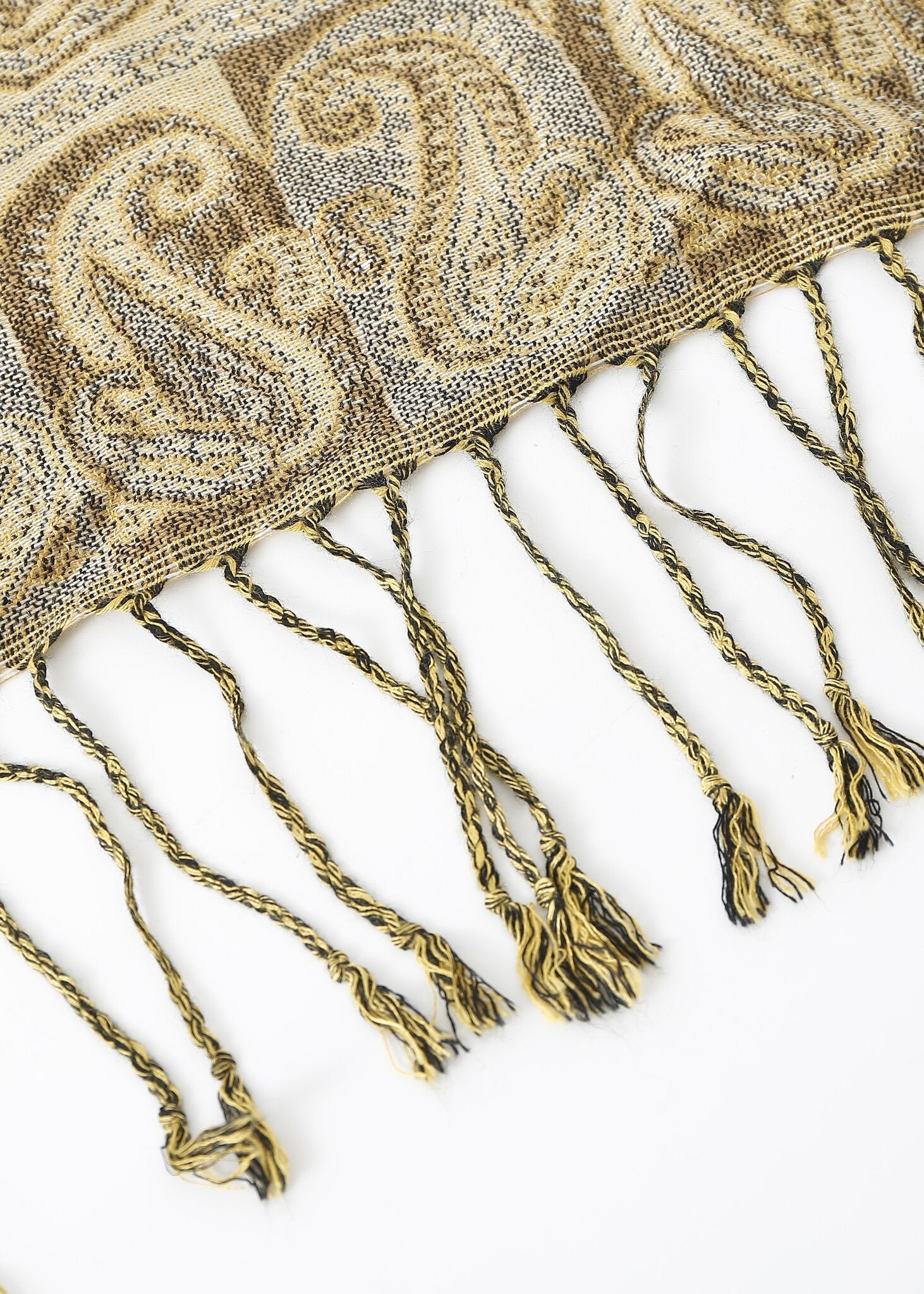 Pashmina - Gold Prints - Chill Fit Rave