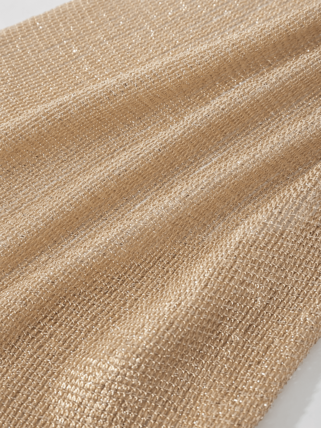 Pashmina- Gold Sheer Fringe - ChillFit Rave