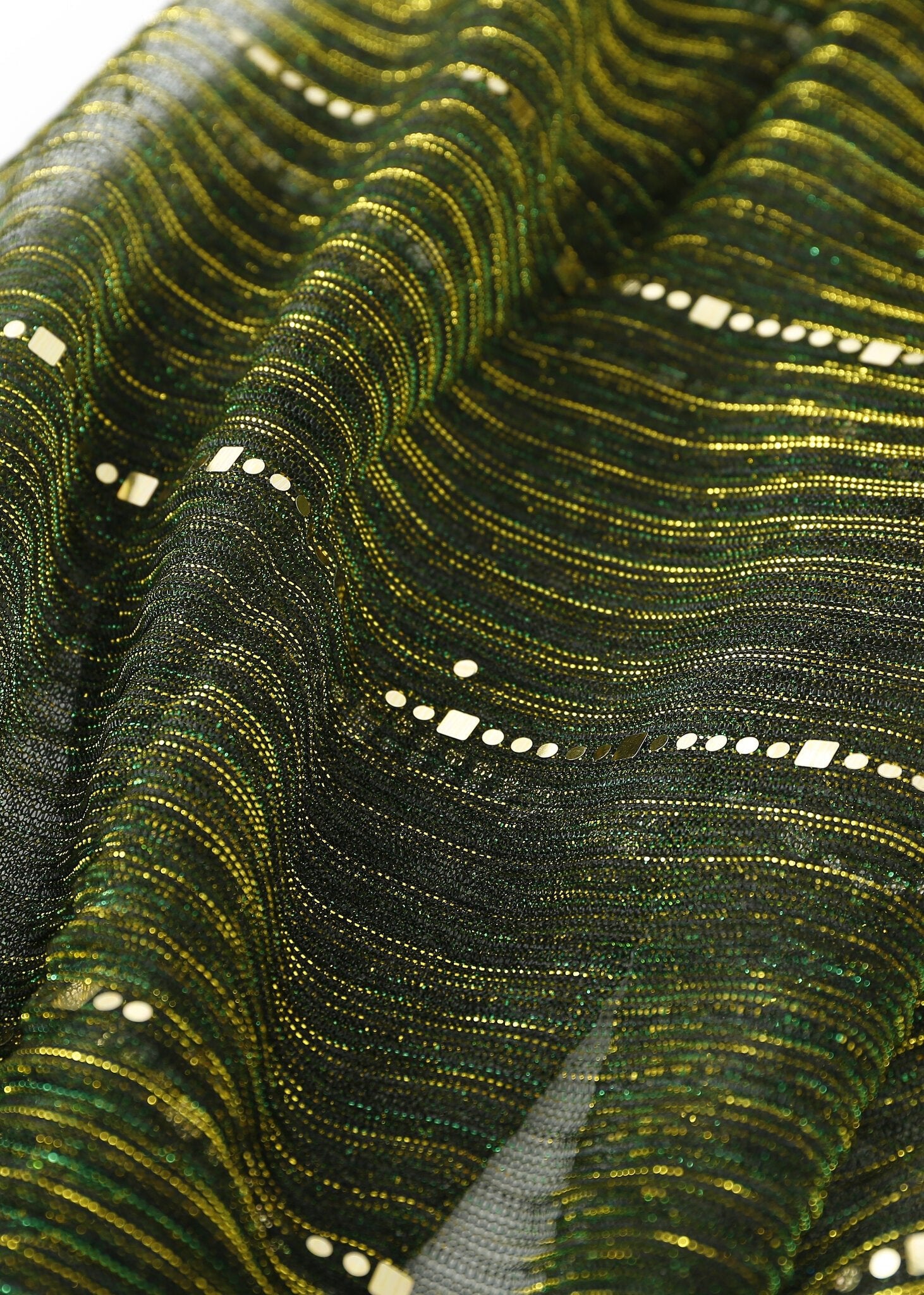 Pashmina - Green With Gold - Chill Fit Rave