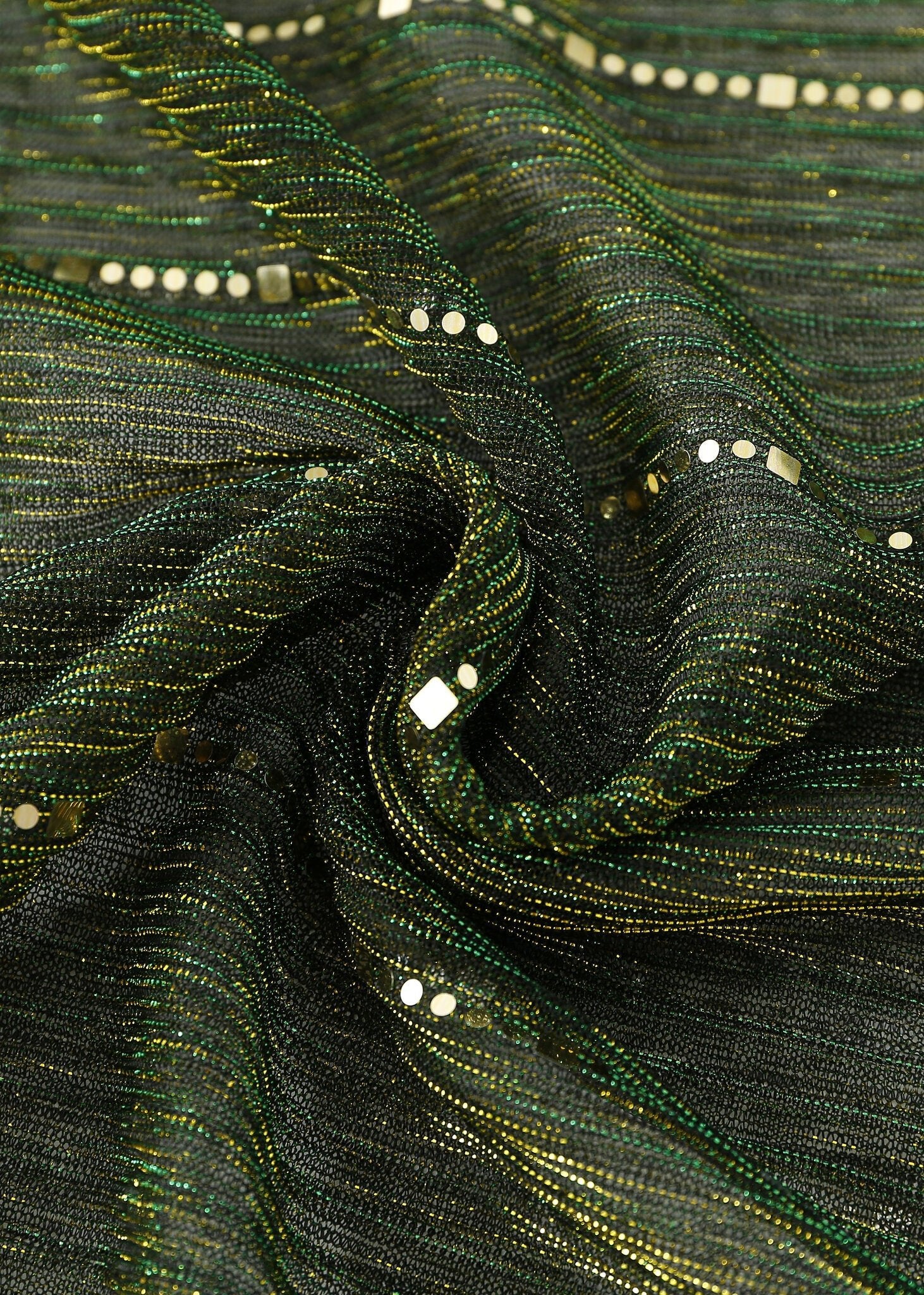 Pashmina - Green With Gold - Chill Fit Rave