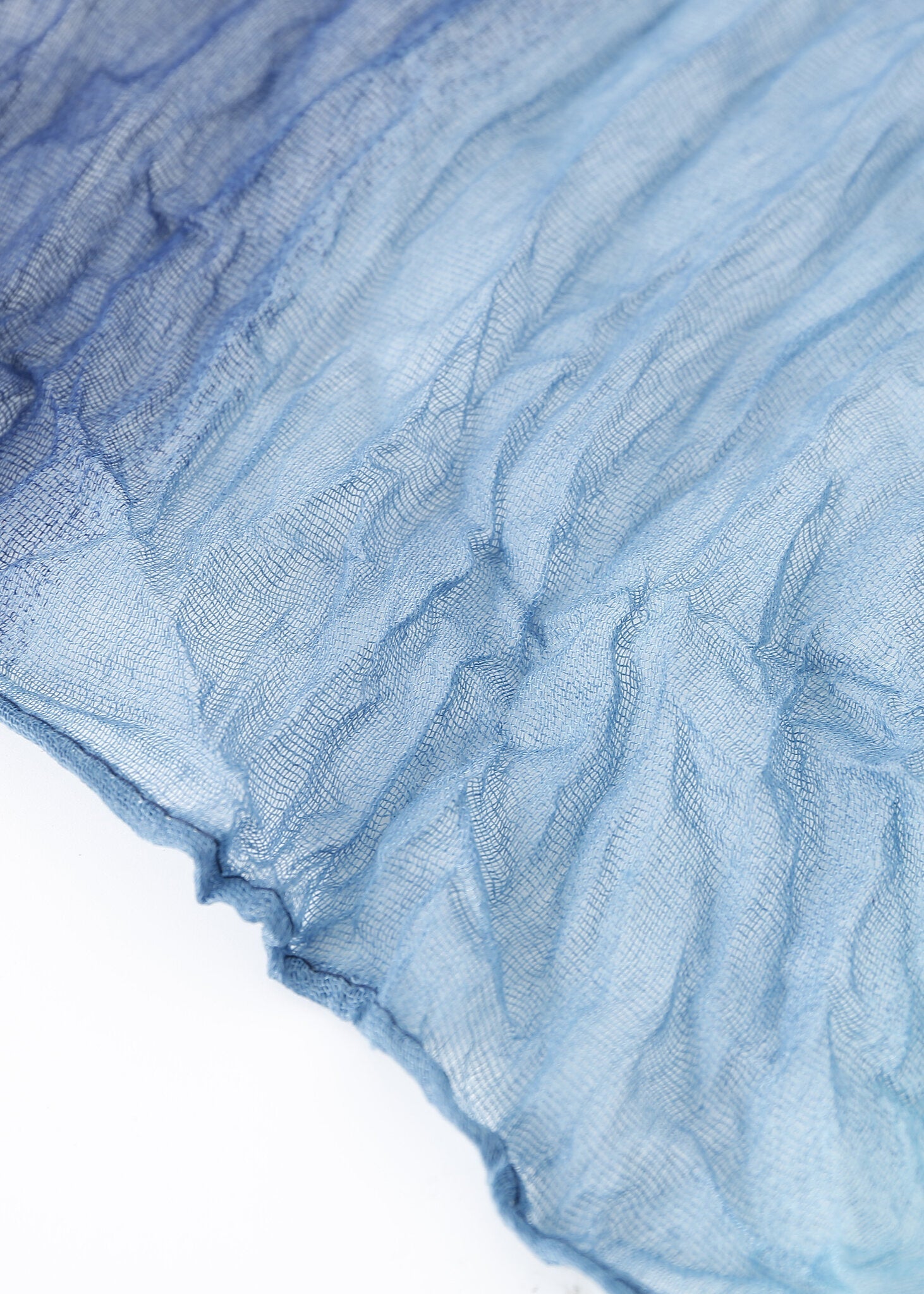 Pashmina - Ocean Blue Crinkle - Chill Fit Rave